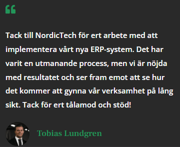 Tobias recension nordictech innovations bästa systemutvecklarna